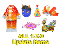 Animal Crossing Items Switch ALL 1.7.0 Update Items