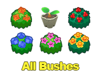 Animal Crossing Items Switch All Bushes & Tree