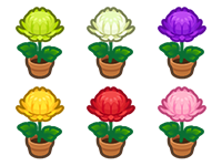 Animal Crossing Items Switch All Mum Plant