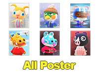 Animal Crossing Items Switch All Poster