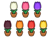 Animal Crossing Items Switch All Tulip Plant