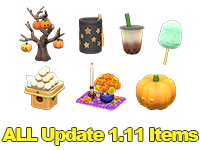 Animal Crossing Items Switch ALL Update 1.11 Items