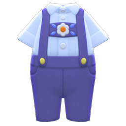 Animal Crossing Items Alpinist Overalls Blue