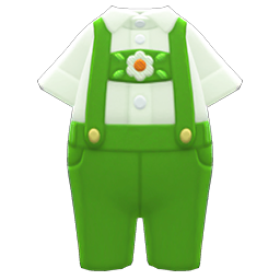 Animal Crossing Items Alpinist Overalls Green