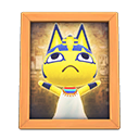 Animal Crossing Items Ankha'S Photo Natural Wood