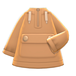 Animal Crossing Items Anorak Jacket Camel