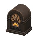 Animal Crossing Items Antique radio Black