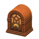 Animal Crossing Items Antique radio Brown