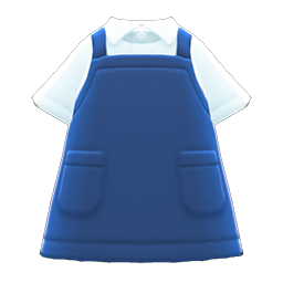 Animal Crossing Items Apron Blue