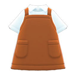 Animal Crossing Items Apron Brown