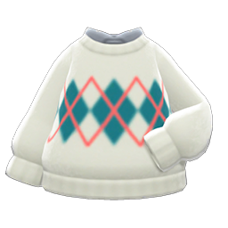 Animal Crossing Items Switch Argyle Sweater