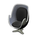 Animal Crossing Items Artsy chair Black Seat color Silver