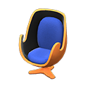 Animal Crossing Items Artsy chair Blue Seat color Orange