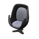 Animal Crossing Items Artsy chair Gray Seat color Black