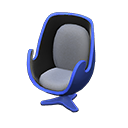 Animal Crossing Items Artsy chair Gray Seat color Blue