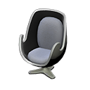 Animal Crossing Items Artsy chair Gray Seat color Silver