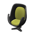 Animal Crossing Items Artsy chair Moss green Seat color Black