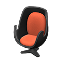 Animal Crossing Items Artsy chair Orange Seat color Black