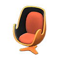 Animal Crossing Items Artsy chair Orange Seat color Orange