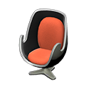 Animal Crossing Items Artsy chair Orange Seat color Silver