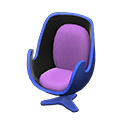 Animal Crossing Items Artsy chair Purple Seat color Blue