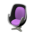 Animal Crossing Items Artsy chair Purple Seat color Silver