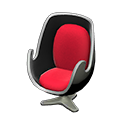 Animal Crossing Items Artsy chair Red Seat color Silver