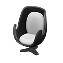 Animal Crossing Items Artsy chair White Seat color Black