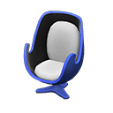 Animal Crossing Items Artsy chair White Seat color Blue