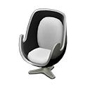 Animal Crossing Items Artsy chair White Seat color Silver