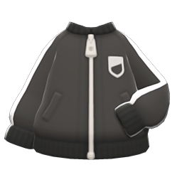 Animal Crossing Items Athletic Jacket Black