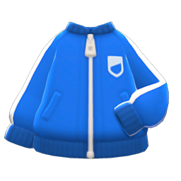 Animal Crossing Items Athletic Jacket Blue