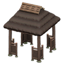 Animal Crossing Items Azumaya gazebo Dark brown