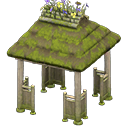 Animal Crossing Items Azumaya gazebo Mossy