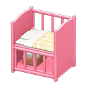 Animal Crossing Items Baby bed Beige Blanket Pink