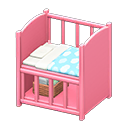 Animal Crossing Items Baby bed Blue Blanket Pink