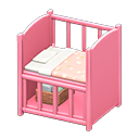 Animal Crossing Items Baby bed Pink Blanket Pink