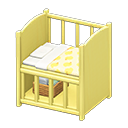 Animal Crossing Items Baby bed Yellow Blanket Yellow