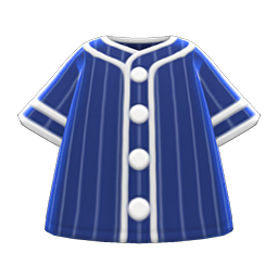 Animal Crossing Items Baseball Shirt Navy blue