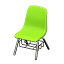 Animal Crossing Items Basic school chair Green