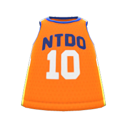 Animal Crossing Items Basketball Tank Orange