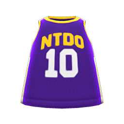 Animal Crossing Items Basketball Tank Purple