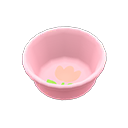 Animal Crossing Items Bath bucket Tulip Inside design Pink