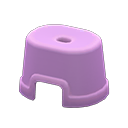 Animal Crossing Items Bath stool Purple