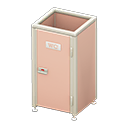 Animal Crossing Items Bathroom stall Nothing Side/Back Pink