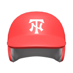 Animal Crossing Items Batter's Helmet Red