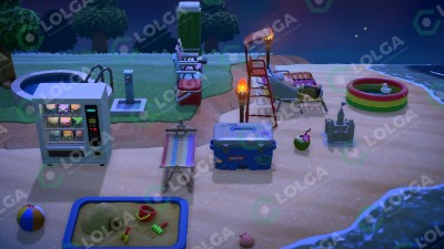 Animal Crossing Items Switch Beach