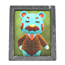 Animal Crossing Items Beardo'S Photo Silver