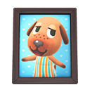 Animal Crossing Items Bea'S Photo Dark Wood