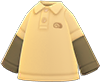 Animal Crossing Items Switch Beige layered polo shirt